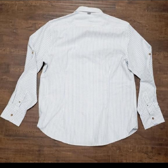 Five Four Corbin Pinstriped Mens Dress Shirt - Picture 7 of 7